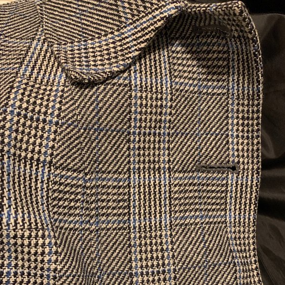 70s inspired light wool peacoat made in Canada - Picture 6 of 8